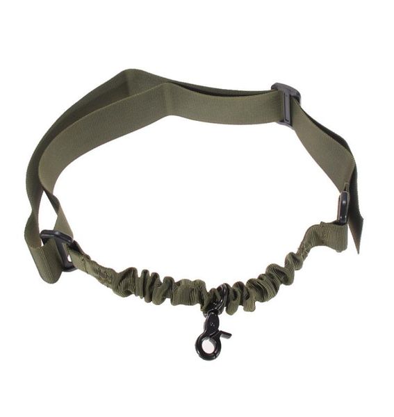 Fucile elastico tattico regolabile a punto singolo Fucile multifunzione in nylon Pistola softair per imbracatura per caccia Esercito militare Verde6464704