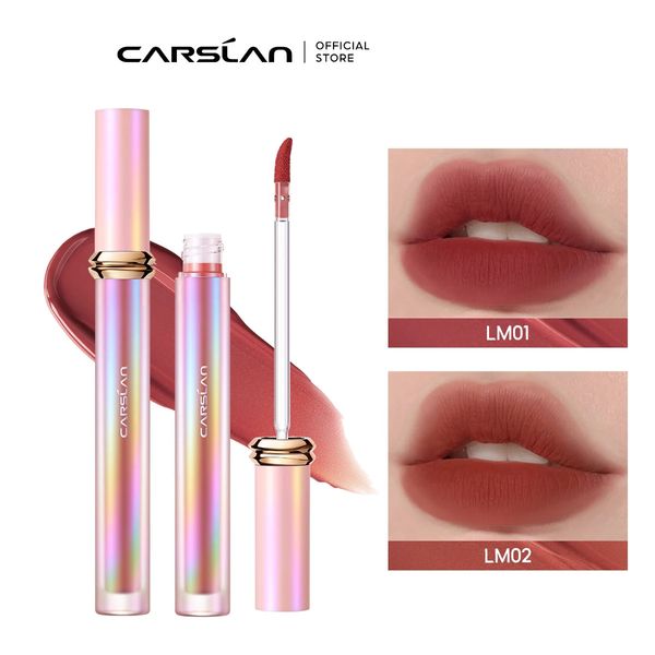 CARSLAN Névoa de Água Lip Gloss Longdurante À Prova D 'Água Não Pegajoso Matte Líquido Batons Cosméticos Mulheres Maquiagem Lip Tint Lip Lacquer 240311