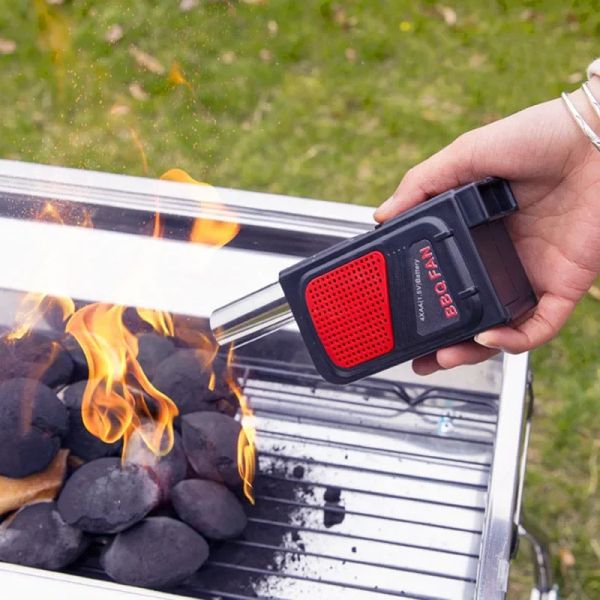 Sopradores Grill Lareira Churrasco Elétrico Cozinhar Ar de Carvão para 1 PC Ventilador de Piquenique Portátil Ao Ar Livre Portátil