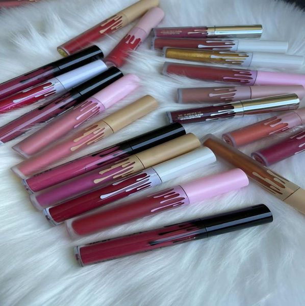 Marca Ky Liquid Matte Lip Gloss para Mulheres Beleza Maquiagem Cosméticos Batons Cores Misturadas Aleatoriamente Sem Caixa de Liquidação de Estoque Especial 9807146