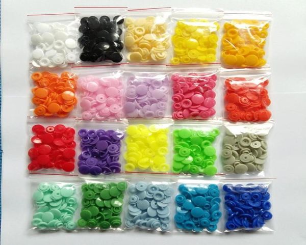 500 peças 12mm botão de pressão de plástico redondo t5 roupas de bebê botões de fraldas prendedores clipes botões de pressão podem escolher as cores7977442939170