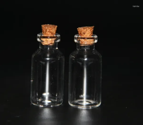 Bottiglie 500 pz 18 40mm 5 ml Carino Mini Fiale Che Desiderano Piccolo Trasparente Coperchio In Sughero Vuoto Barattoli di Vetro Contenitori Casa Decorazione di Nozze regali
