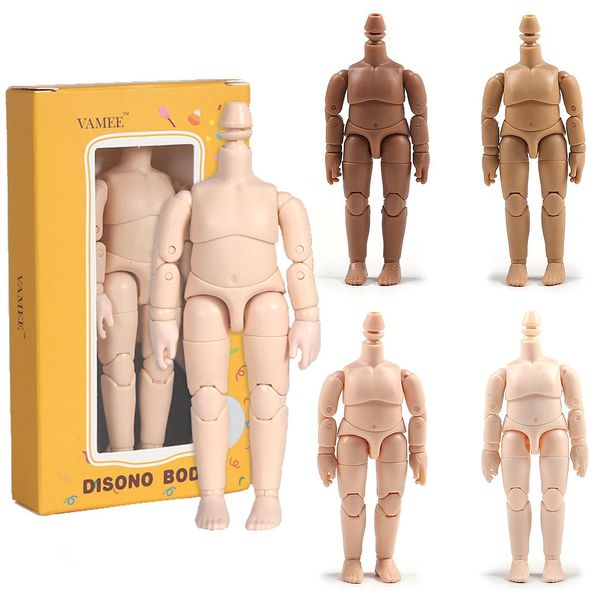 Originale Disono Ddf 10CM Corpo della bambola Corpo giapponese Bjd per Gsc Clay Head 1 / 12bjd Testa di bambola Ob11 Corpo articolare Set mano di ricambio 240308