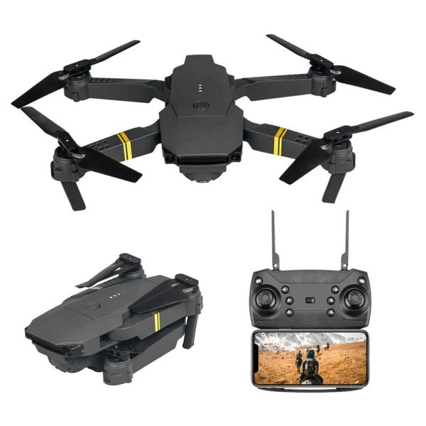Drones e58 Drone Professional 4axis Evitar Drones RC Helicópteros 4K Dual Camera Drone Remote Control Toys