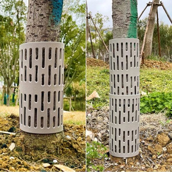 Ağaç gövdesi koruyucu havalandırma deliği tasarım tesisi koruyucusu kafes pvc bagaj kabuğu fidanlar koruma kapağı bitki koruma çit aletleri