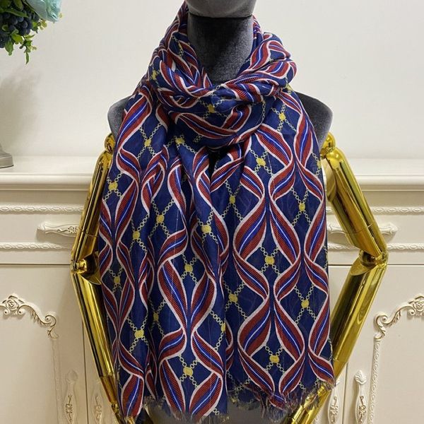 Женские длинные шарфы хорошего качества, блестящая шерсть, тонкий и мягкий вязаный жаккардовый шарф, большой размер 190-100 см313N