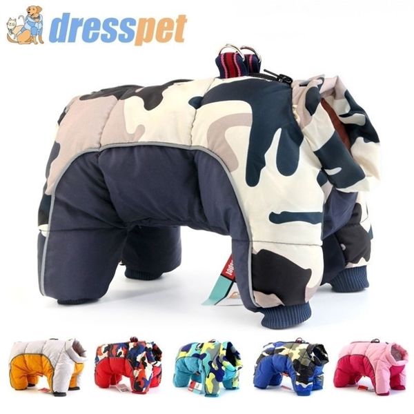 Winter Haustier Hund Kleidung Super Warme Jacke Baumwolle Mantel Wasserdichte Kleine Große Hunde Haustiere Kleidung Für Französisch Bulldog Jacken Schneeanzug y309G