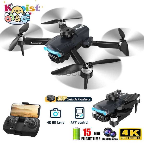 Drohnen H10 RC Drohne Drohnen HD 4K Kamera Bürstenlos Professiona Quadcopter Optischer Fluss Wifi Fpv Fernbedienung Hubschrauber Flugzeug Dron ldd240313