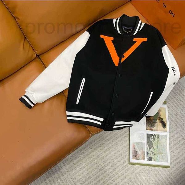 Giacca da baseball di design di lusso floccata cardigan ricamato cappotto 1V giacche varsity da uomo cappotti di lana invernali felpa oversize uomo donna moda camicia casual 8 anni