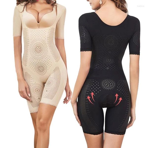 Kadın şekillendiricileri şekillendiren Bodysuit Mıknatıs Terapisi Sağlık Hizmetleri İç Çamaşır Sleep Lady Bulift iç çamaşırı Underbust Bel Kontrol Slip Shapewear