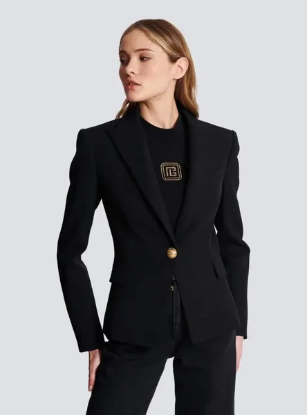 Ternos masculinos terno feminino blazer de lã único breasted pista designer de luxo 2024 mulher jovem roupas blazers para roupas femininas