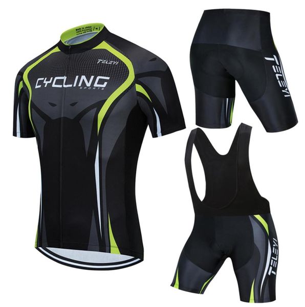 Rennrad Radfahren Kleidung teleyi Männer Kurzarm Jersey Set Smith Mtb Pro Team Uniform 2020 Sommer Ropa Ciclismo5943704