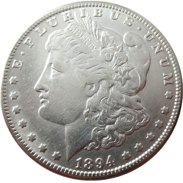 90 % Silber US Morgan Dollar 1894-P-S-O NEUE ALTE FARBE Bastelkopie Münze Messing Ornamente Heimdekoration Accessoires309a