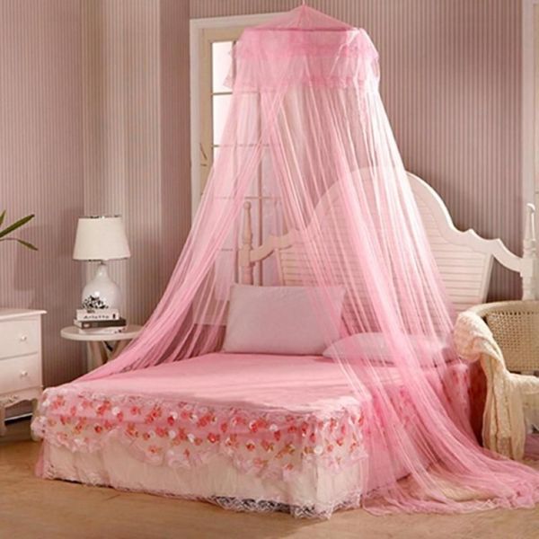 Prático casa mosquiteiro cama único duplo rei midge inseto dossel rede pendurado cúpula cortina cortinas210c