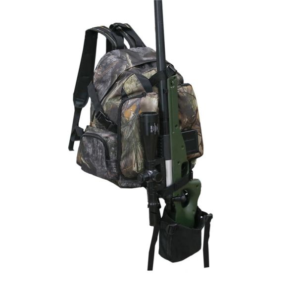 Sacos tático daypack caça mochila com suporte de rifle camuflagem capa chuva grande capacidade arco e rifle carry sistema caça saco