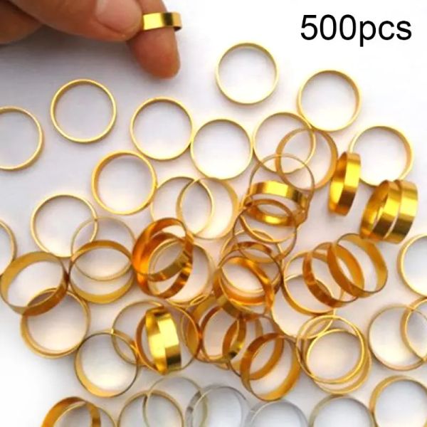 Suprimentos 500 Pcs Metal Pássaro Pé Anel Bandas Clipe em Anéis de Perna para Pombo Pomba Pintinhos Pequenos Aves Frango Pet Pássaro Etiqueta Sinal Fornecimento C42