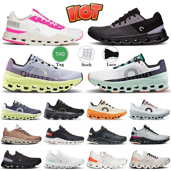 Moda su cloudmonster Scarpe da corsa Acai Purple Nova Lavender Surfer Heather White Vista X3 All Black Uomo Donna Sneakers 5 Runner Flyer Pink Scarpe da ginnastica Monster 36-45