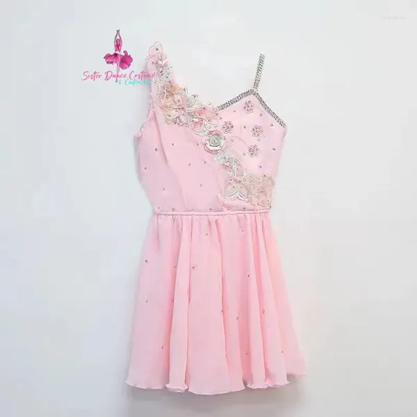 Abbigliamento da palcoscenico Cupido Charms Variazione femminile Tchaikovsky Tutu Performance Gonna corta Personalizzata privata per adulti e bambini