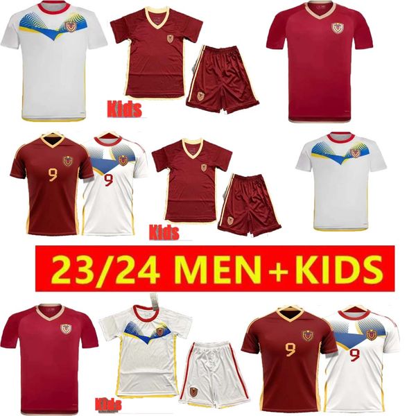 2023 2024 2025 Venezuela Kid Soccer Jerseys National Team Soteldo Sosa Rincon Cordova Casseres Bello Ja.Martinez Rondon Gonzalez Osorio Machis 23 24 Camisa de Futebol