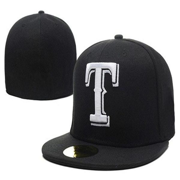 Bonés de alta qualidade masculinos Ranger Red Sport Team montados em chapéus de campo Design totalmente fechado tamanho 7- 8 Beisebol Gorra201M