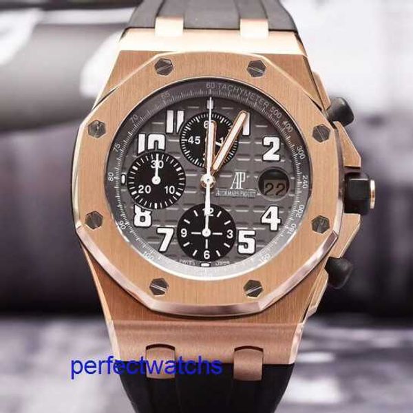 AP Orologio moderno Orologio alla moda Orologio da uomo Royal Oak Offshore 25940OK Oro rosa 18 carati Diametro 42 mm Orologio meccanico automatico sportivo maschile di lusso