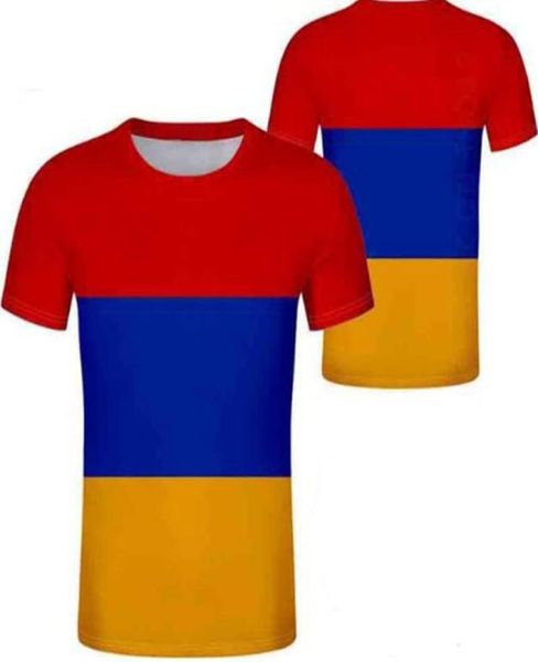 ARMENIEN T-Shirt nach Maß Name Nummer PO weiß grau rot schwarz T-Shirts Arm Land T-Shirt armenische Nationalflagge am Clothes2184740