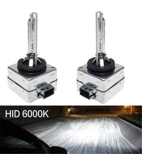 2pcs Hid Far 35W D1SD1RD1C 6000K PUSLAR D2SD2RD2C 12V Sis Araba Işığı Değiştirme LED Evrensel LAMP6669864