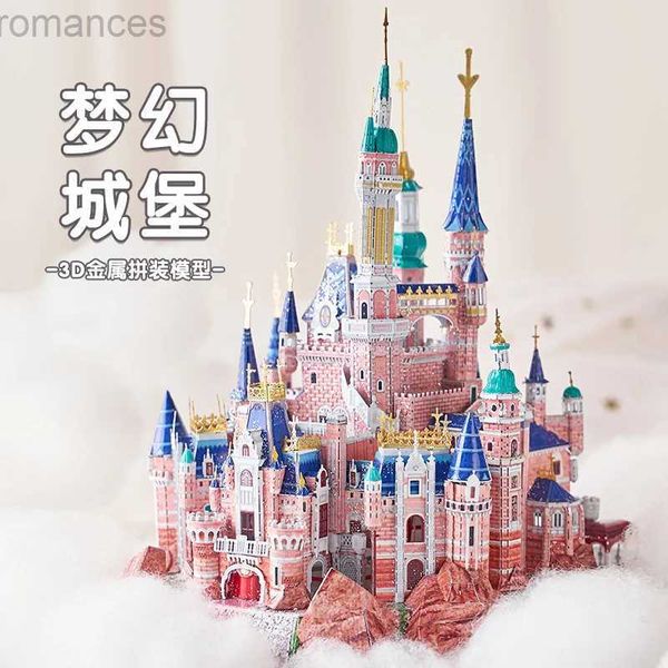 Puzzle 3D IRON STAR Puzzle 3D in metallo J62227 Princess Dream Castle Kit modello fai da te assembla modello giocattoli per bambini regalo per fidanzata 240314