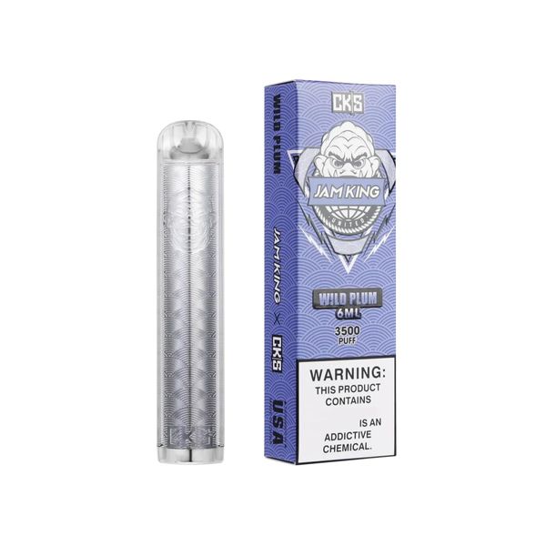 Jam King CKS 3500 Puff Retail Bang Vape Penna Vape usa e getta 6ml Batteria preriempita 650mAh Ricaricabile vs Sigaretta elettronica Crystal Vapes vs Randm 2800 7000 DE Warehouse