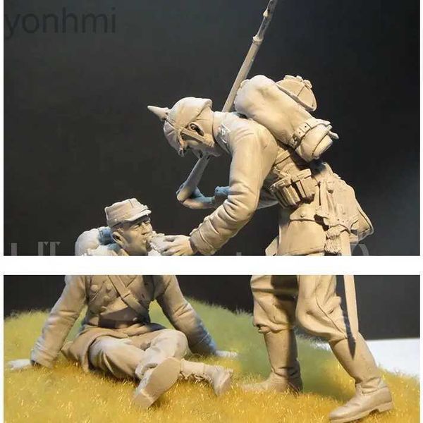 Aktionsspielfiguren 1/16 Harzmodellfigur GKWW1 Deutscher Soldat. Zerlegter und unbemalter Bausatz ldd240314