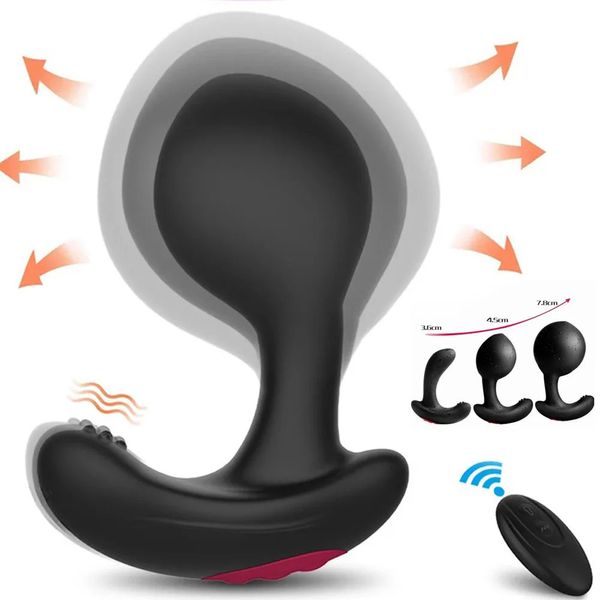 Massage maschile con telecomando wireless VIBRATORE VIBRABILE ESPANSIONE PROPSA ANALE VIBRING ILA VIBRI PERSONE SESSO ANALE PER UOMINO DONNA 240309