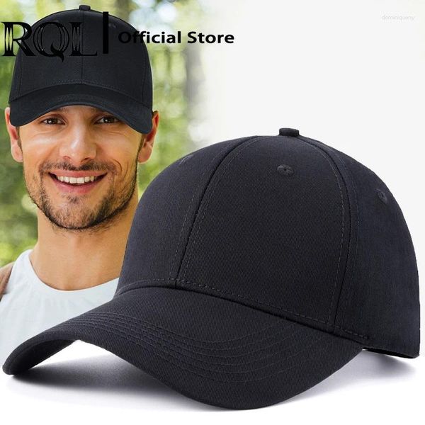 Ball Caps XXL Big Head Baseball Cap für Herren, extra hohe Krone, solide gekämmte Twill-Struktur, atmungsaktiv, lange Krempe, Sonne, Sport-Trucker-Mütze