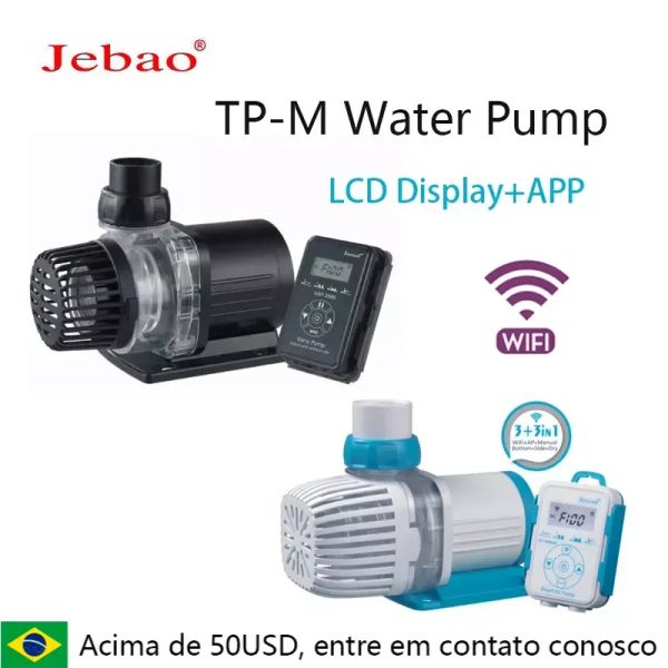 Pompe 2023 Jebao Jecod acquario EP pompa sommersa display LCD WIFI serbatoio di pesce inverter silenzioso top pompa di circolazione dell'acqua stagno di pesci