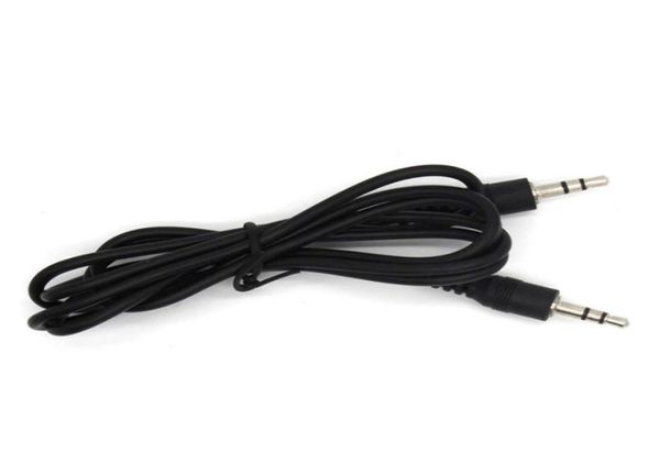 Schwarze 35-mm-versilberte Anschlüsse, Stecker auf Stecker, AUX-Audiokabel für Lautsprecher, Telefon, Kopfhörer, MP3, MP4, DVD, CD, ect3829096