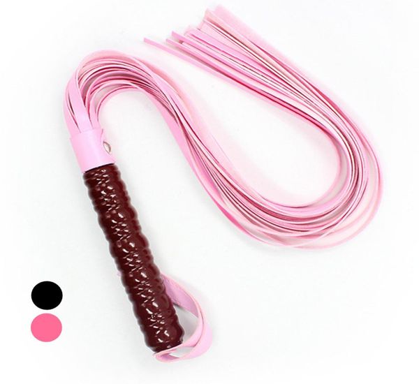 BDSM Sex Long Leather Whip Flagger Assping Bondage Slave SM em jogos para adultos para casais Fetish Sex Toys for Mulher Men4974140