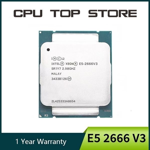 Processore Xeon E5 2666 V3 2666V3 SR1Y7 2.9Ghz 10 Core 135W Socket LGA 2011-3 CPU 240304