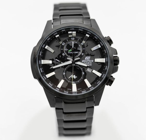 NOVOS relógios masculinos de luxo preto caixa de aço pulseira de borracha F1 relógio de corrida esporte quartzo multifuncional cronógrafo calendário relógio de pulso4931398