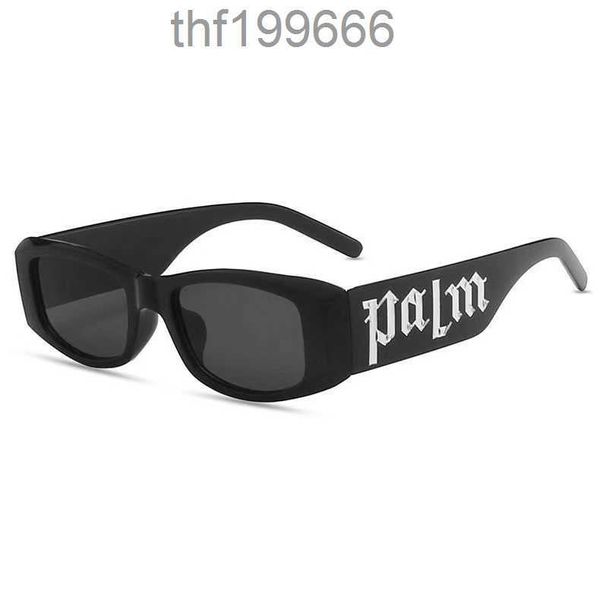 Retro-Sonnenbrille mit kleinem Rahmen für Damen mit High-End-Panel-Design, Buchstaben, Palmenwinkel, Herren, personalisierte Retro-Brille0QUP 0QUP