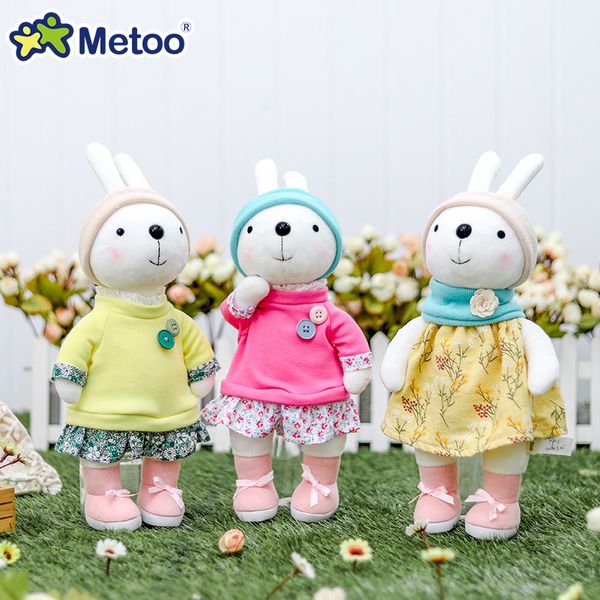 Metoo Nuova Q-Edition Mi Tu Doll in stock Commercio all'ingrosso simpatico coniglio peluche bambole di stoffa giocattoli per bambini