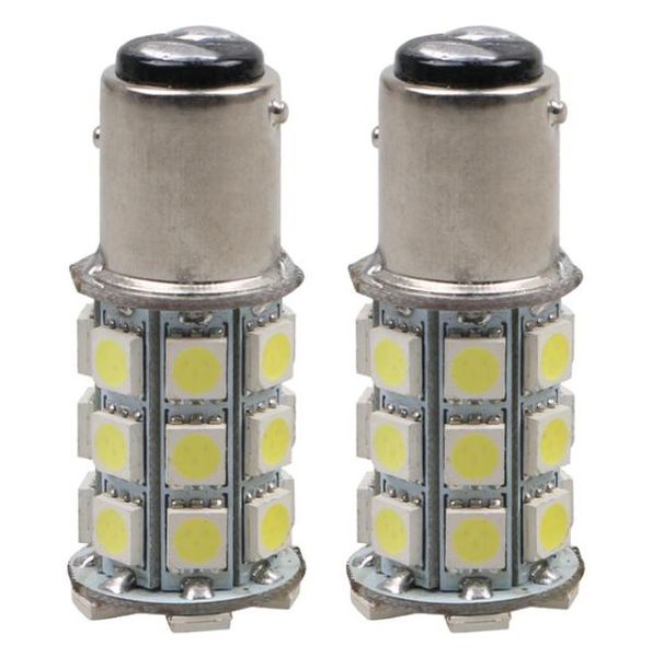 10pcs 1157 Bay15d P215W 5050 27SMD KAYALI FREN DURDUR LED Ampuller 7528 2057 12V Kuyruk Dönüş Sinyali Amaç Bulbu12v1088260