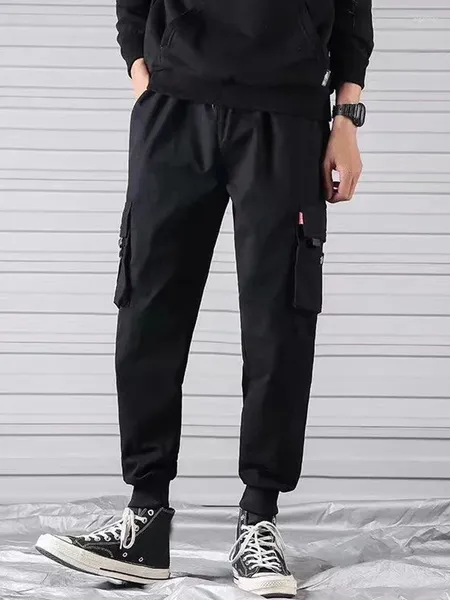 Pantaloni da uomo Versione coreana della tendenza Pantaloni da nove minuti Casual Corsetto Harlan Slim Piedi piccoli