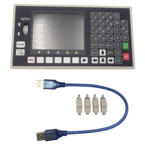 Controlador cnc usb tc5540h 400khz dc24v 4 eixos vara código g controle do eixo mpg ferramenta configuração suporte servo stepper