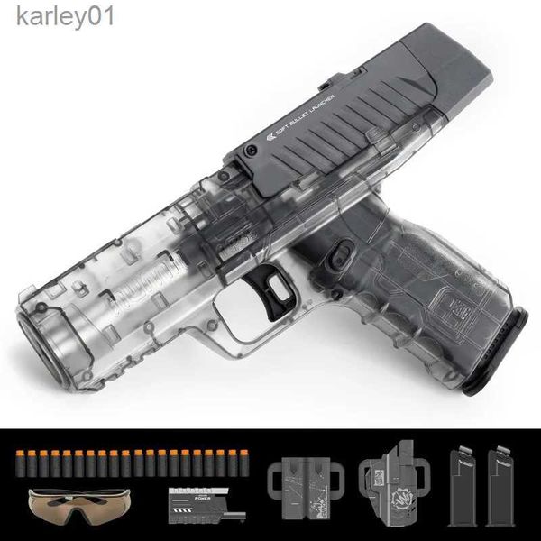 Pistola Giocattoli Pistola giocattolo LP55 Soft Bullet Manuale Blaster Modello di tiro Pistola Pistola ad aria compressa Fucile da cecchino Armas Per adulti Ragazzi Regali di compleanno yq240314