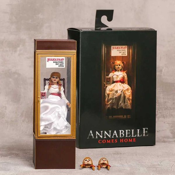 Bonecas NECA Annabelle chega em casa The Conjuring Universe 7 Ultimate Action Figure Collectible Modelo Toy Gift Doll FigurineL2403