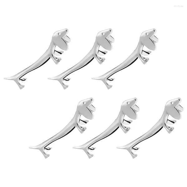 Conjuntos de louça 6 pcs cachorrinho pauzinho resto suporte travesseiro doméstico mesa colher jantar talheres liga de zinco cremalheiras