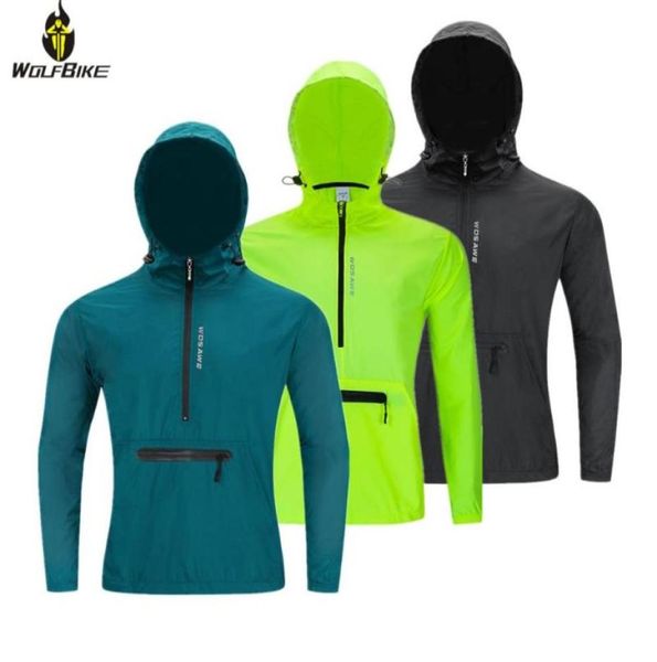 WOSAWE Giacche da ciclismo antivento Cappotto indossabile idrorepellente alla pioggia Protezione UV Corsa sportiva MTB Giacca a vento da bici9210842