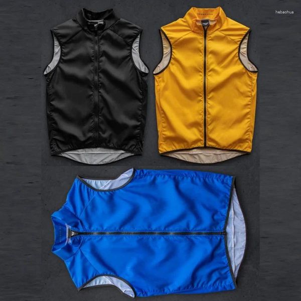 Yarış Ceketleri İkiz Altı Bisiklet Yelek Rüzgar Popsam ve Su Geçirmez Kolsuz Gilets Yol Bisiklet Giyim Twin6