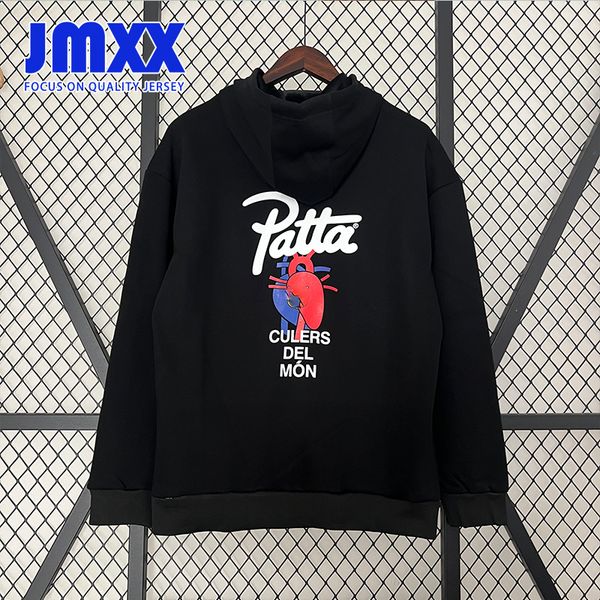 JMXX 24-25 Barcelona Soccer Hoodies Patta Co Branded Styles Jerseys Herren Jersey Man Fußball 2024 2025 Pullover Fan Version