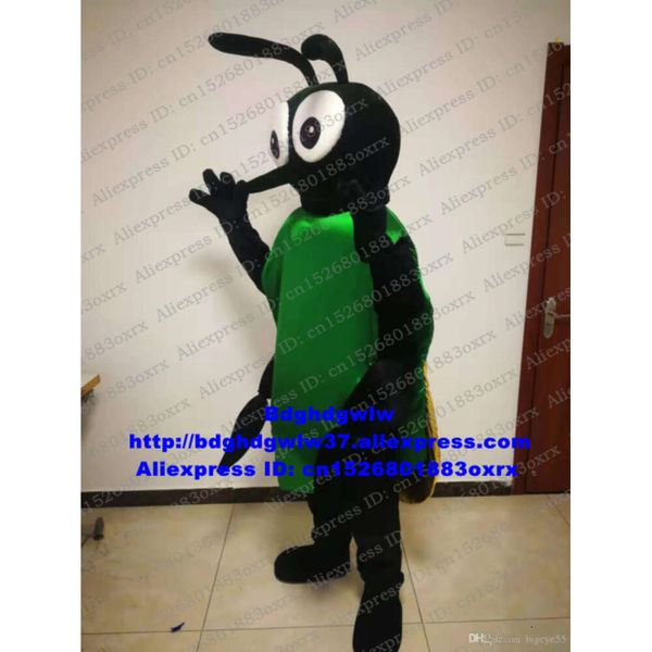 Costumi della mascotte Zanzara Insetto Moustique Costume della mascotte Adulto Personaggio dei cartoni animati Vestito Vestito Drum Up Business Sport Carnevale Zx2962