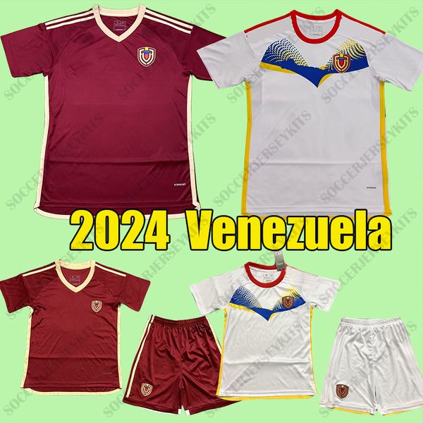 2024 2025 Venezuela Fußballtrikots Nationalmannschaft SOTELDO SOSA RINCON CORDOVA BELLO JA.MARTINEZ RONDON OSORIO MACHIS 24 25 Fußballtrikots Copa America Männer Kinder Kit